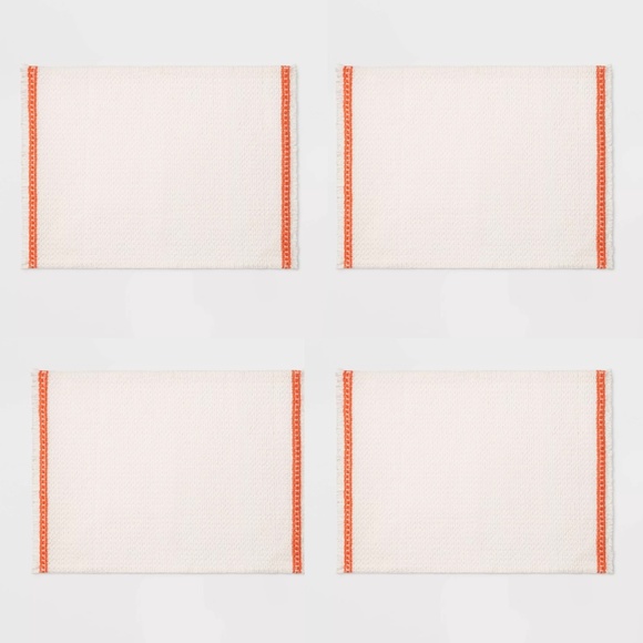 Opalhouse | 4 Waffle Texture Placemats - Picture 1 of 7